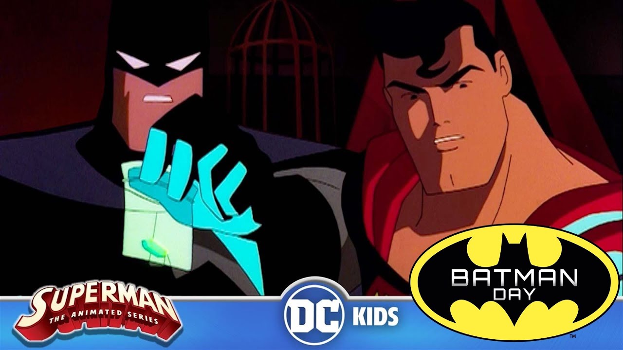 Superman: The Animated Series | Superman UNMASKS Batman?! | @dckids ...