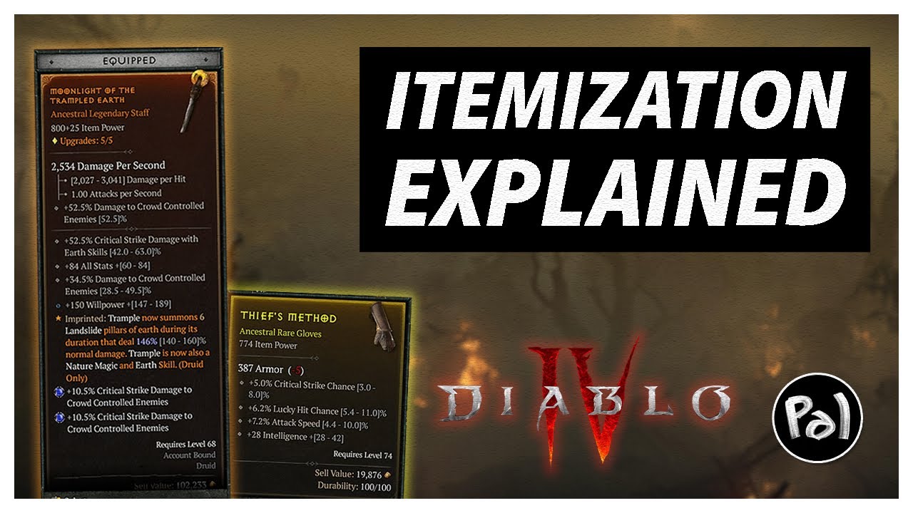 Diablo 4 - How To Upgrade Your Gear | Ultimate Itemization Guide - YouTube