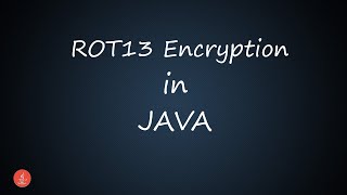 ROT13 Encryption in String in JAVA || BluejCode