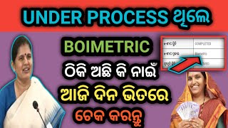 Boimetrice ଠିକି ନଥିଲେ ମିଳିବନି ସୁଭଦ୍ରା ଟଙ୍କା / Subhadra yojana under process boimetrice check /Odisha