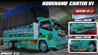 RILIS ‼️ KODENAME CANTER V1 || BUDESIGN x KPH x NAJAKU  || UPDATE BUSSID V4. 1.1