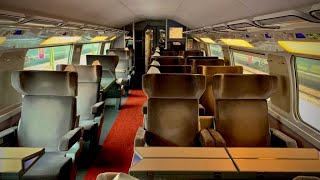 From Switzerland to Paris in just three hours 320 km/h Train TGV Lyria / First Class