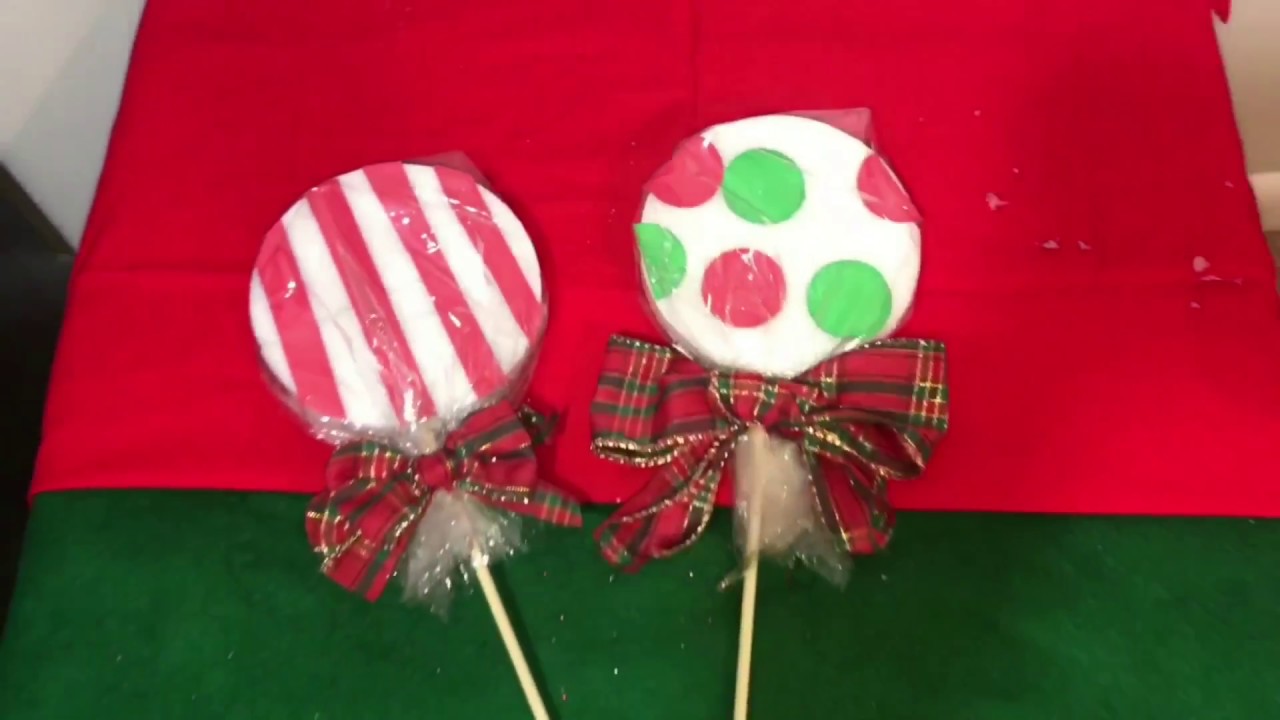 DIY How To Make GIANT LOLLIPOP!| Vlogmas Day 4| How To Make Giant ...