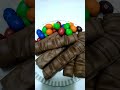 🌈🍫Kinder Joy, M&M' s, Snickers #asmr #shorts #sweet #chocolate #viral