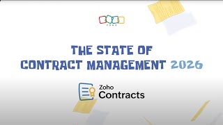 The State of Contract Management - Zoho Contracts