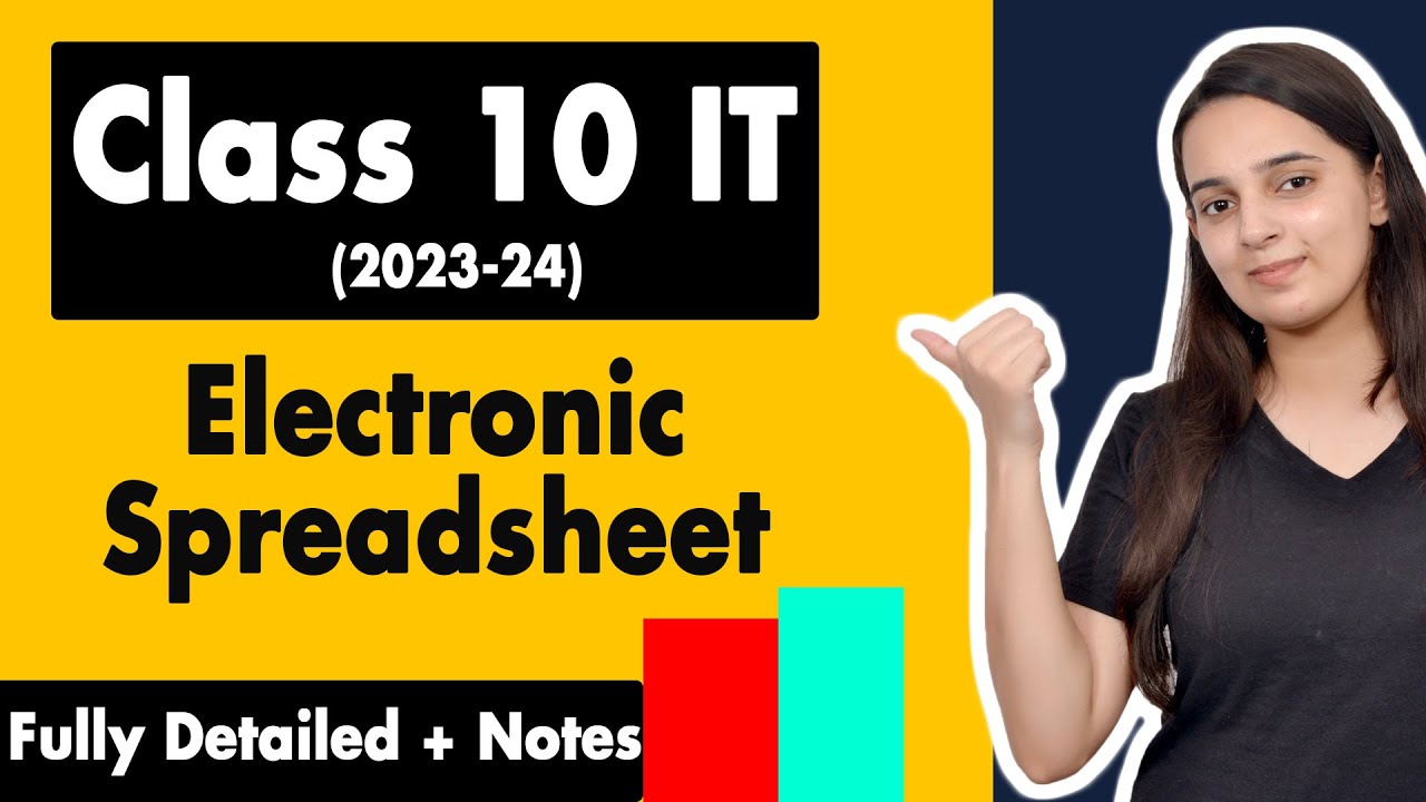 Electronic Spreadsheet Advanced Class 10 Information Technology Code ...