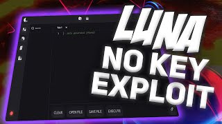 LUNA Roblox EXPLOIT 🔥 - Best FREE NO KEY Executor (Updated 2025)