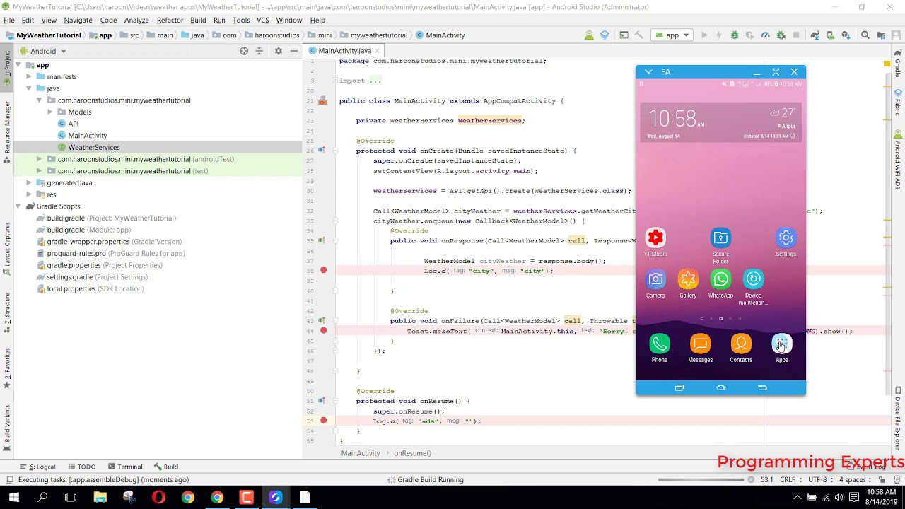 Learn Debugging In Android Studio Tutorial - YouTube