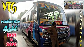 😍VTG BUS VLOG | FULL CABIN RIDE | 🔥 MANAPPARAI TO TRICHY 🔥