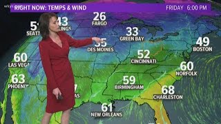 6 p.m. weather forecast for January 3, 2020