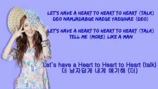 4Minute ( 포미닛) Heart To Heart Lyrics