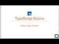 TypeScript Basics | 10 Higher Order Function