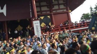 三社祭　平成２７年度　宮出し　喧嘩バトル！殴り合い！！　浅草神社例大祭