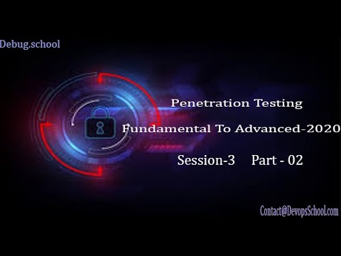 Penetration Testing Tutorials Fundamental Advanced | Session 3 | 2020 ...