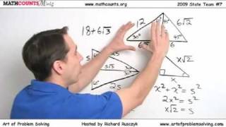 MATHCOUNTS Mini #8 - Geometry/Auxiliary Lines & Special Right Triangles