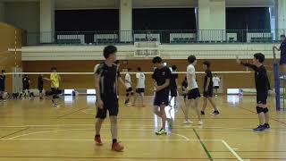 関西大倉高校男子バレー部OB戦　第3セット