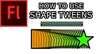 How to Shape Tween in Flash CS5: 001 Shape Tweens