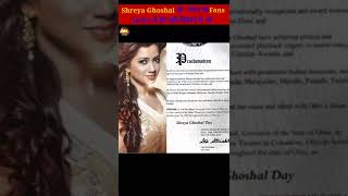 Shreya Ghoshal का जादू पूरी दुनिया में | Shreya Ghoshal Day #shorts