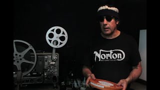 Paillard Bolex S221 Projector Instructions and re-filming London to Bath, 16mm cine film F688