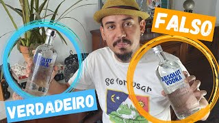 Como identificar bebidas falsas: Absolut Vodka - #77