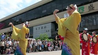 盛岡さんさ踊り　ミスさんさ踊り・ミス太鼓連　滝の広場　2017.8.1