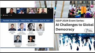 20240621 AI and Democracy ISSIP Ambassadors Series