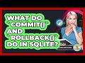 What Do `commit()` And `rollback()` Do In SQLite? - Python Code School