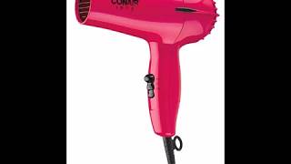 Conair 1875 Watt Mid Size Hair Dryer; Red