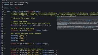 Java Programming Tutorial - 29 - How to Use the Queue in Java