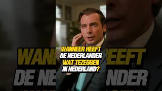 THIERRY BAUDET FVD WANNEER HEEFT DE NEDERLANDER WAT TEZEGGEN IN NEDERLAND FORUM VOOR DEMOCRATIE #fvd