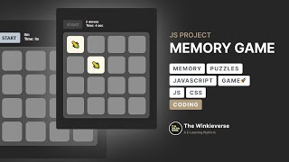 Build A Memory Card Game | Pure JavaScript Project [ Flip Animation+ Timer ]
