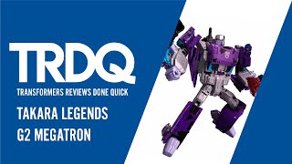 TRDQ: Takara Tomy Transformers Legends Megatron G2 LG-63 Review