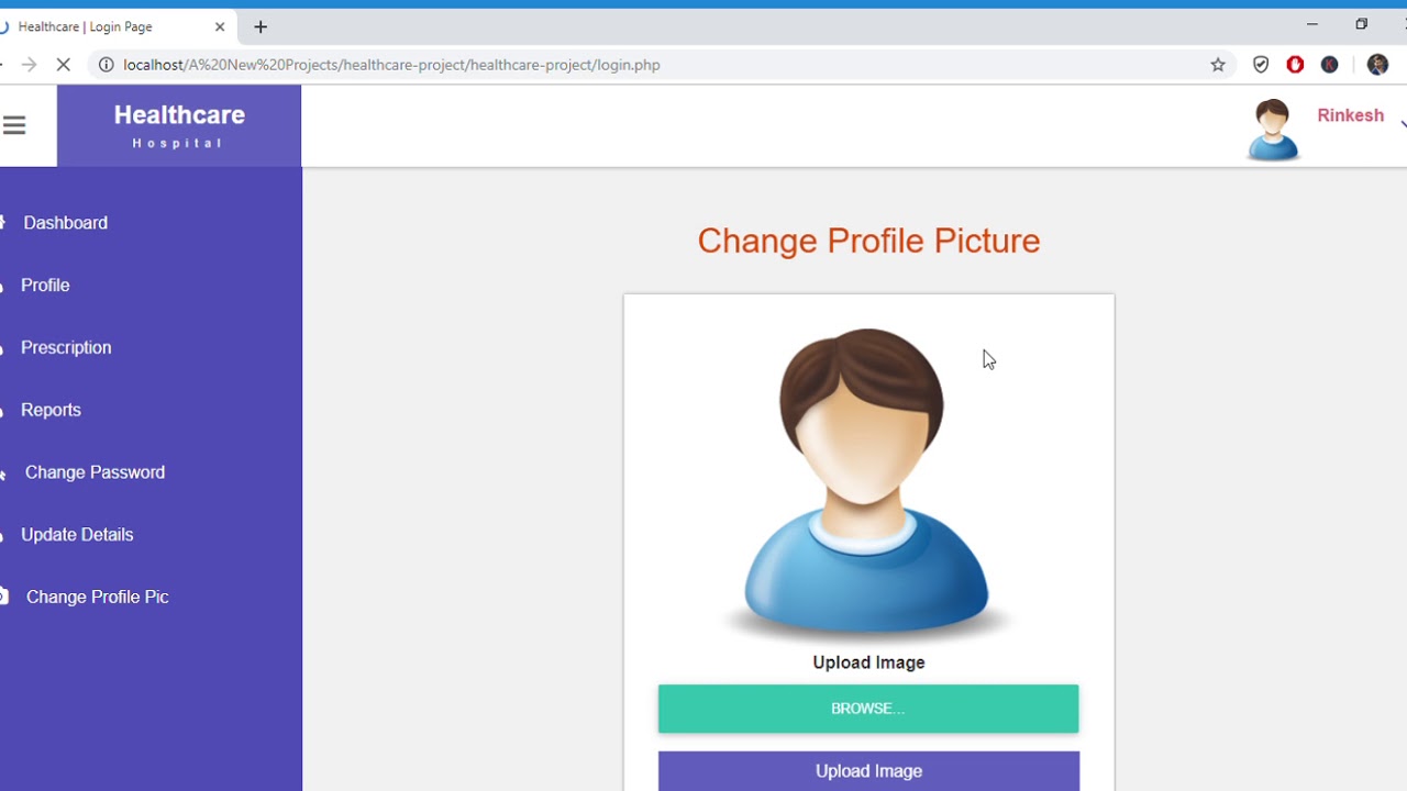 Hospital Management System Project In Php Youtube