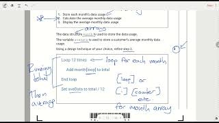 N5 Computing 2023 Q10 Running total with array, round function