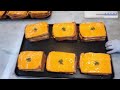 대단한 정성 식빵부터 구워내는 블링블링한 햄치즈토마토 hct 3단토스트 korean ham cheese tomato toast