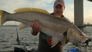 Jew fishing the Hunter River, big fish and double hook ups