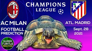 AC Milan vs Atletico Madrid ⚽ UEFA Champions League 2021/22 🐢 Turtle Football Predictions