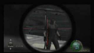 Resident Evil 4 Ada Wong trying to kill Leon Kennedy in Seperate Ways