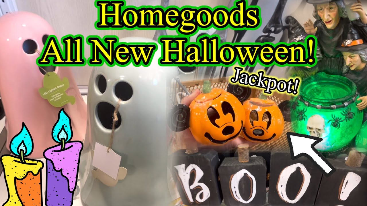 Brand New HALLOWEEN Decor @homegoods! Plus Another JACKPOT WISHLIST ...