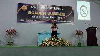 Vanvarchawpi Molsom(Varte) solo song || BCM GOLDEN JUBILEE