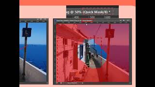포토샵 퀵마스크 작업