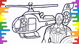 Capitan America Coloring Pages,Avengers Coloring Pages, AVENGERS COLORING