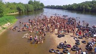 Tubing the James River (Warren Ferry to Hatton Ferry) Drone