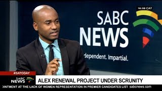 Alex renewal project under scrutiny