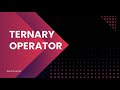 Mastering the Ternary Operator in JavaScript | Write Cleaner & Faster Code!