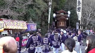 美浜町 上野間地区祭礼2019 神武祭MAH05545北祭典部　越智嶋組　坂下し5