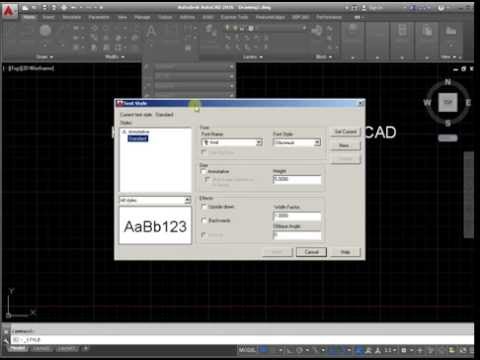 How to change the font size in AutoCAD How to change the font size in AutoCAD