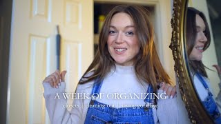 ORGANIZING IN 2025 | 31 DAYS OF LIVING LIKE MARTHA STEWART