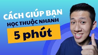 Cách học thuộc bài nhanh trong 5 phút | biquyetdodaihoc #shorts