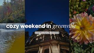 4 day weekend in Greenville, SC... | Cozy Fall Travel Vlog + Waterfall Hike & Small-Town Finds